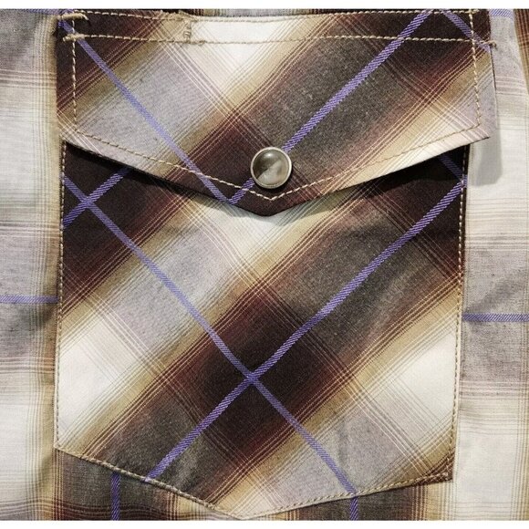Rodeo Clothing Co Mens Multicolor Pearl‎ Snap Western Cowboy Shirt NWOT - Picture 6 of 11